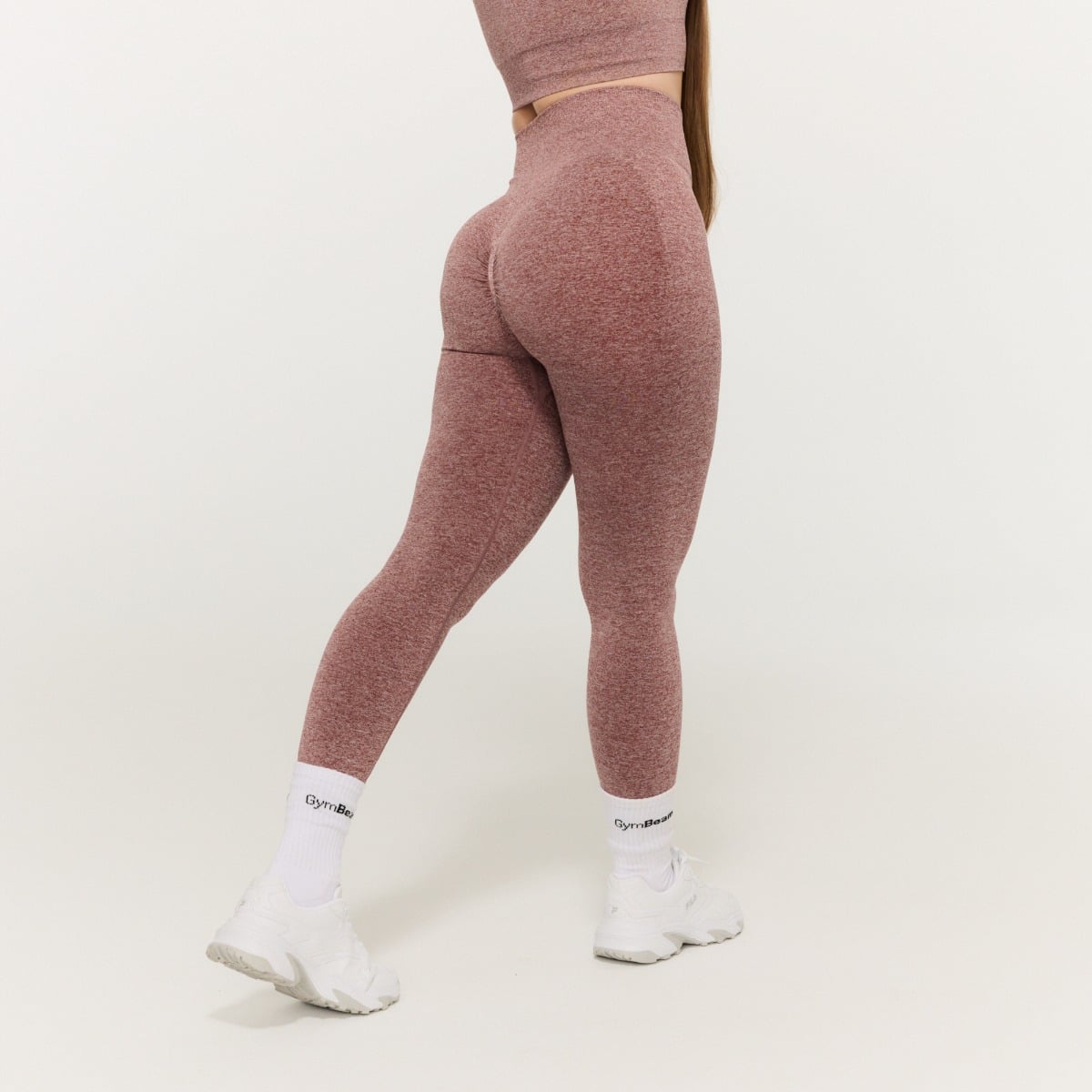 Leggings da Donna FLO Mauve - GymBeam