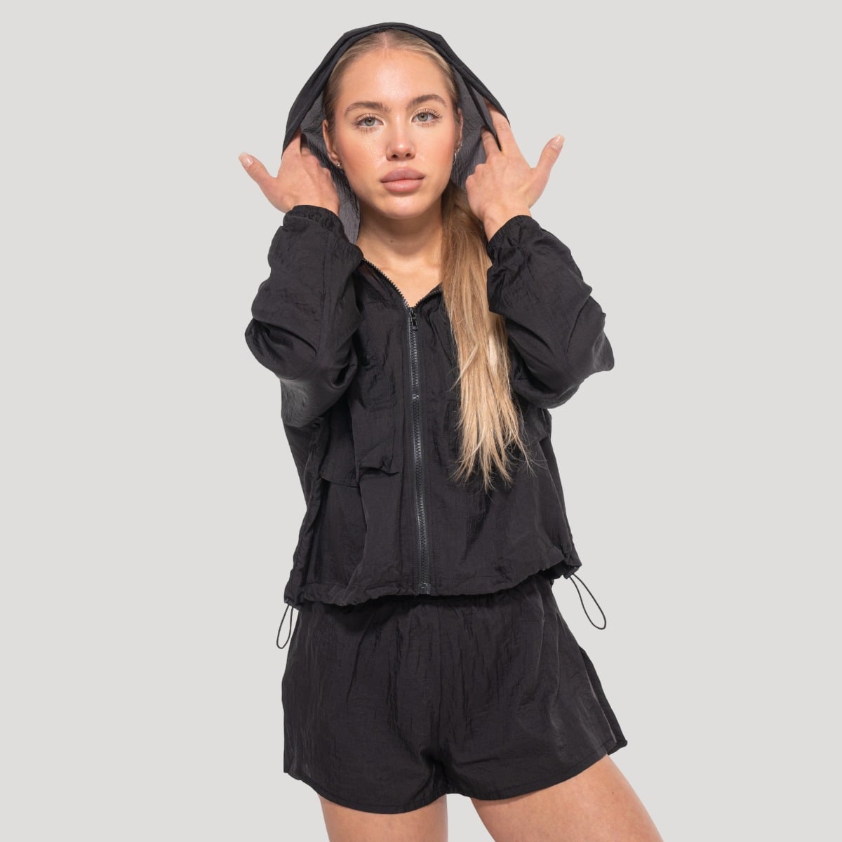 Giacca Flow Black - GymBeam