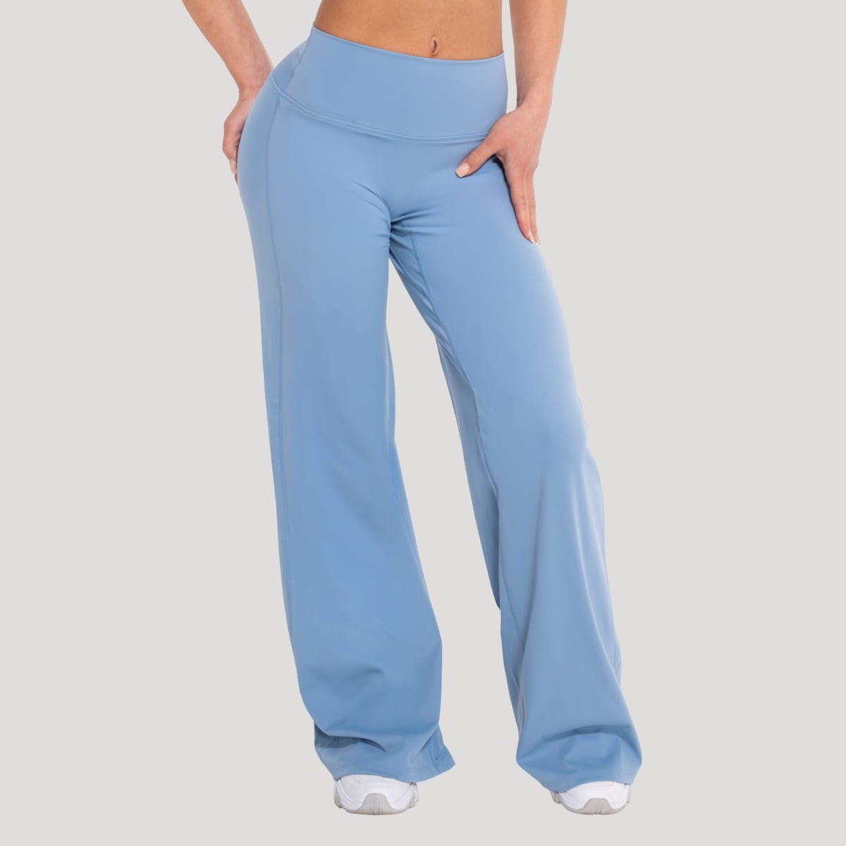 Pantaloni a Gamba Larga da Donna Flow Azure - GymBeam