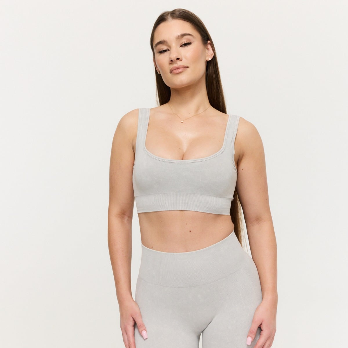 Reggiseno Sportivo Lift Seamless Grey - GymBeam