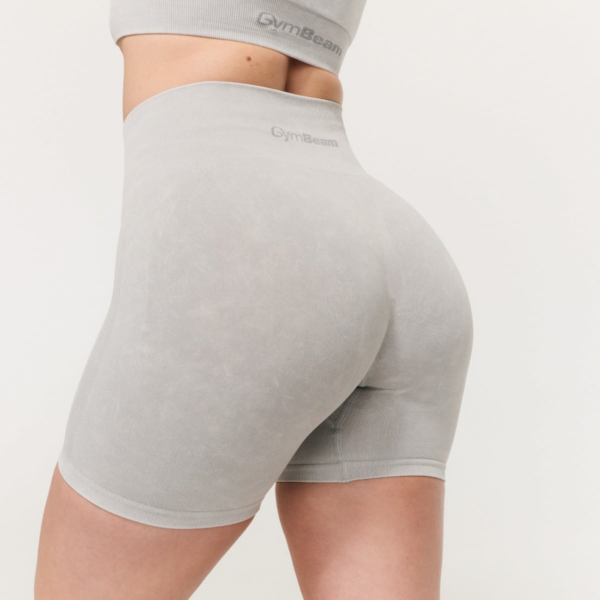 Pantaloncini da Donna Lift Seamless Grey - GymBeam