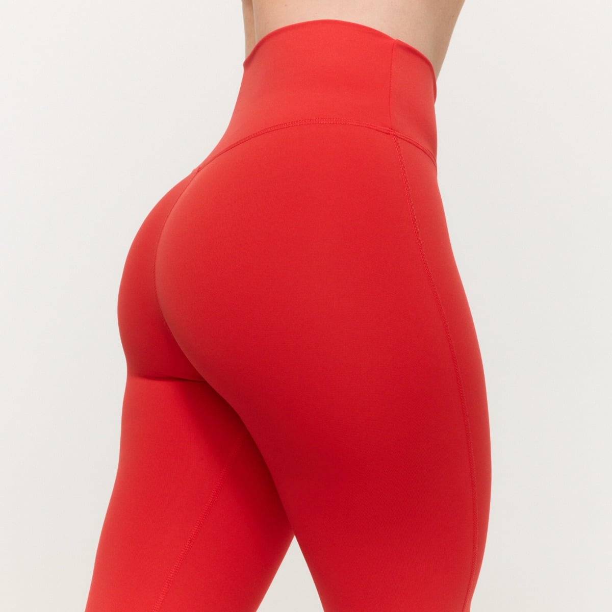 Leggings a Vita Alta da Donna Limitless Hot Red - GymBeam