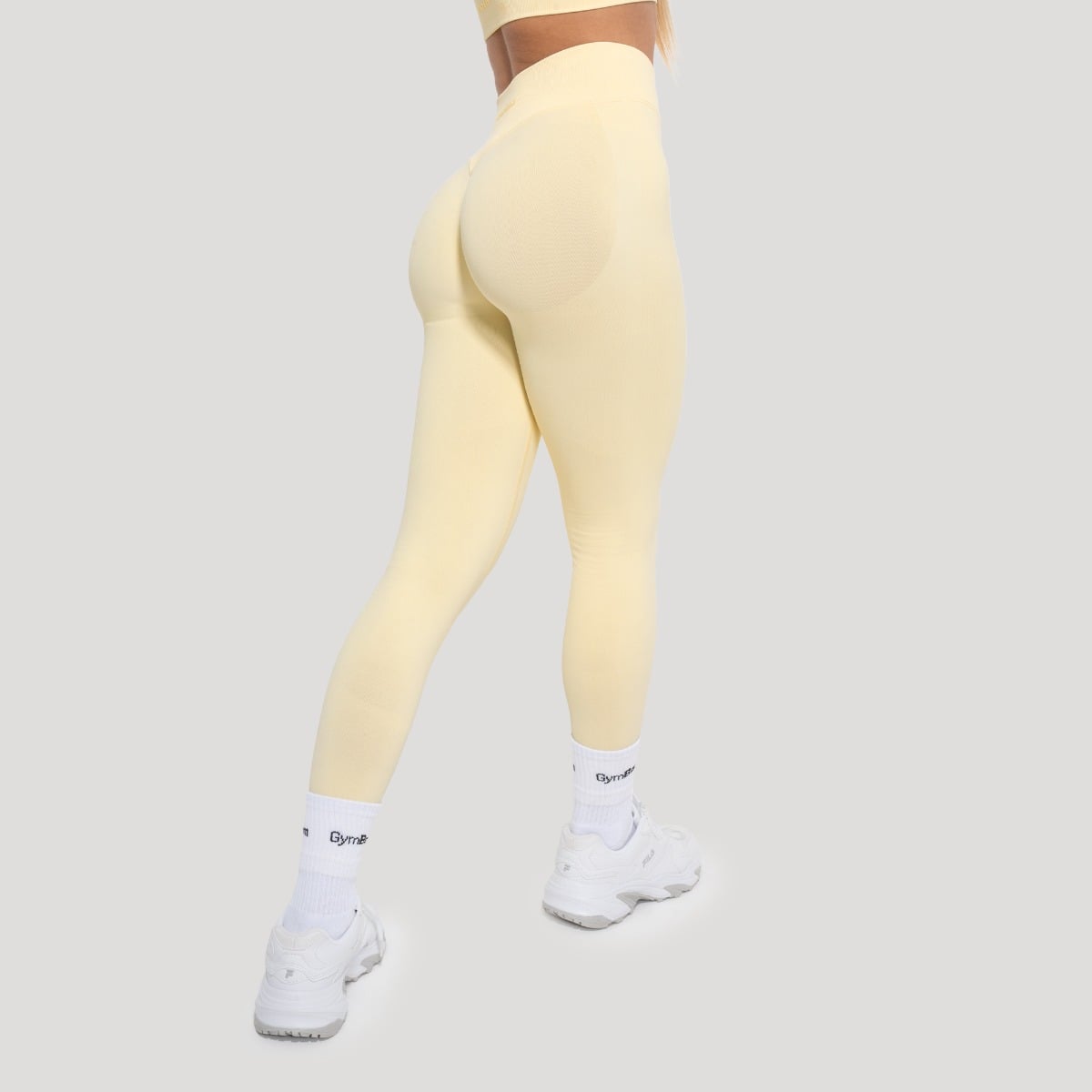 Leggings Luma Butter Yellow - GymBeam