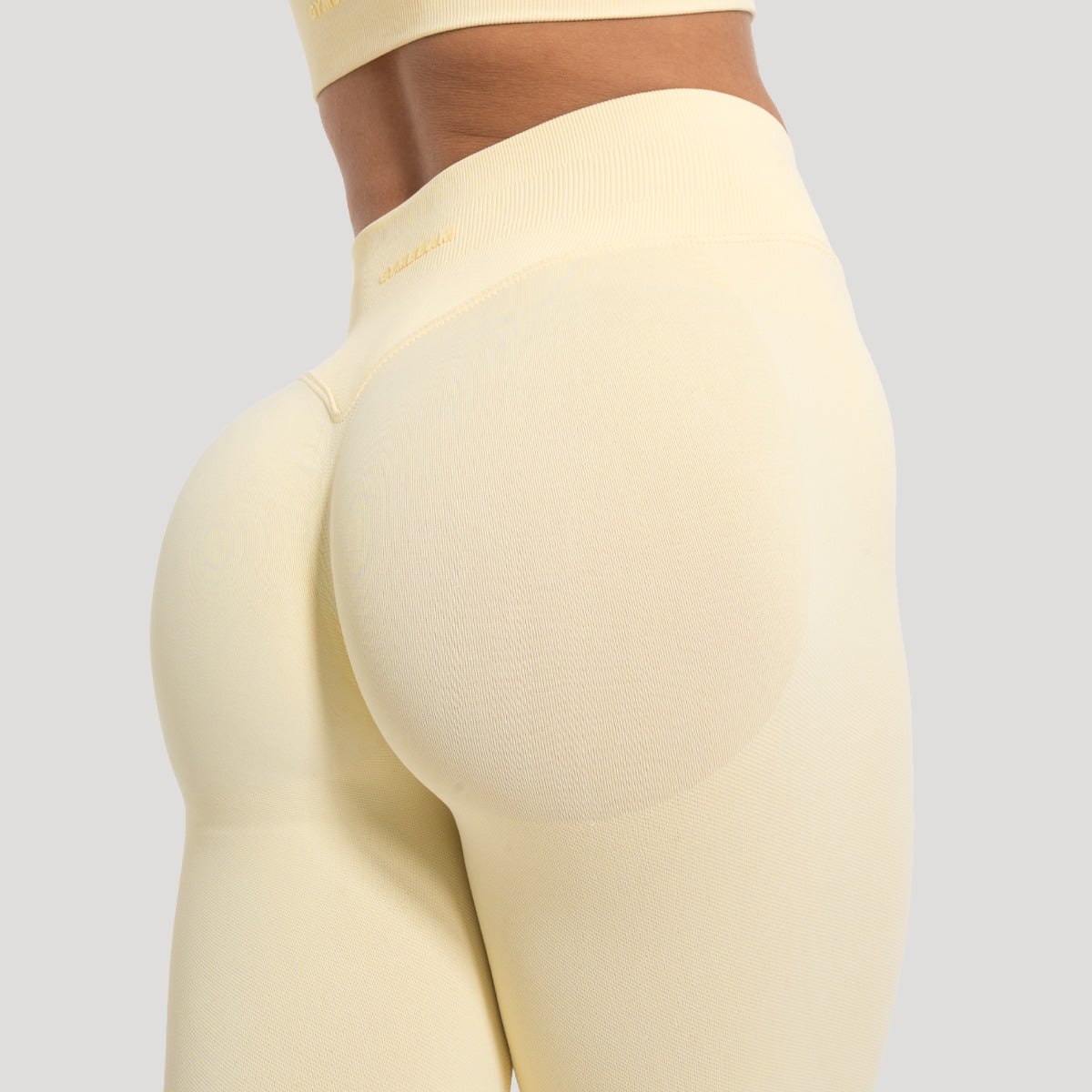 Leggings Luma Butter Yellow - GymBeam