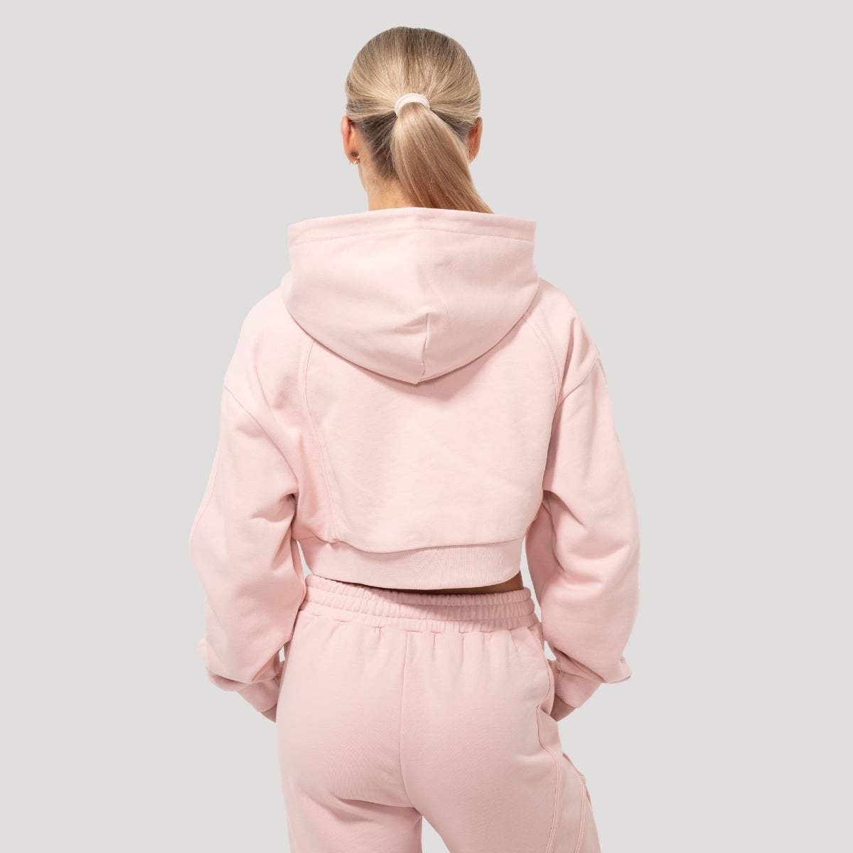 Felpa Cropped Mochi Pink - GymBeam