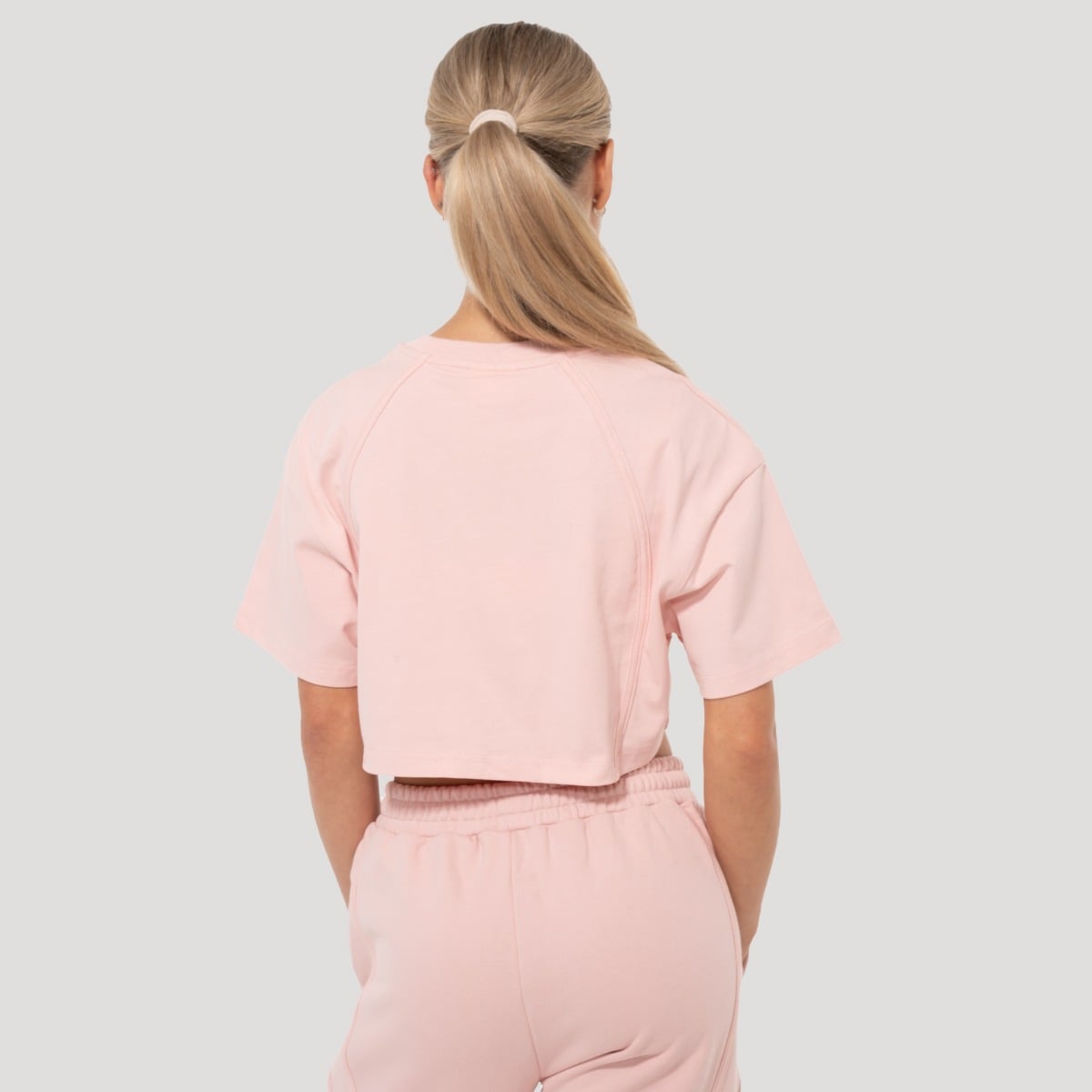 Maglietta Cropped Mochi Pink - GymBeam