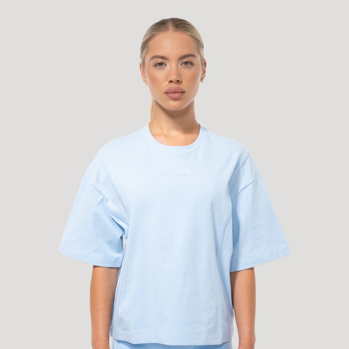 Maglietta Oversize Mochi Blue - GymBeam