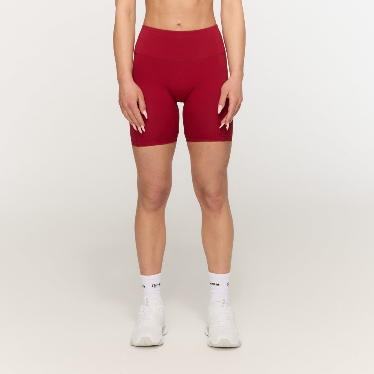 Pantaloncini da Donna Varsity Red - GymBeam