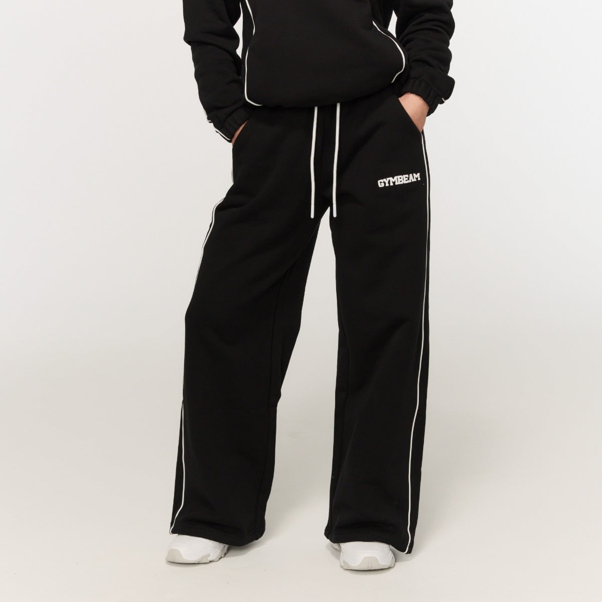 Pantaloni Sportivi da Donna Varsity Black - GymBeam