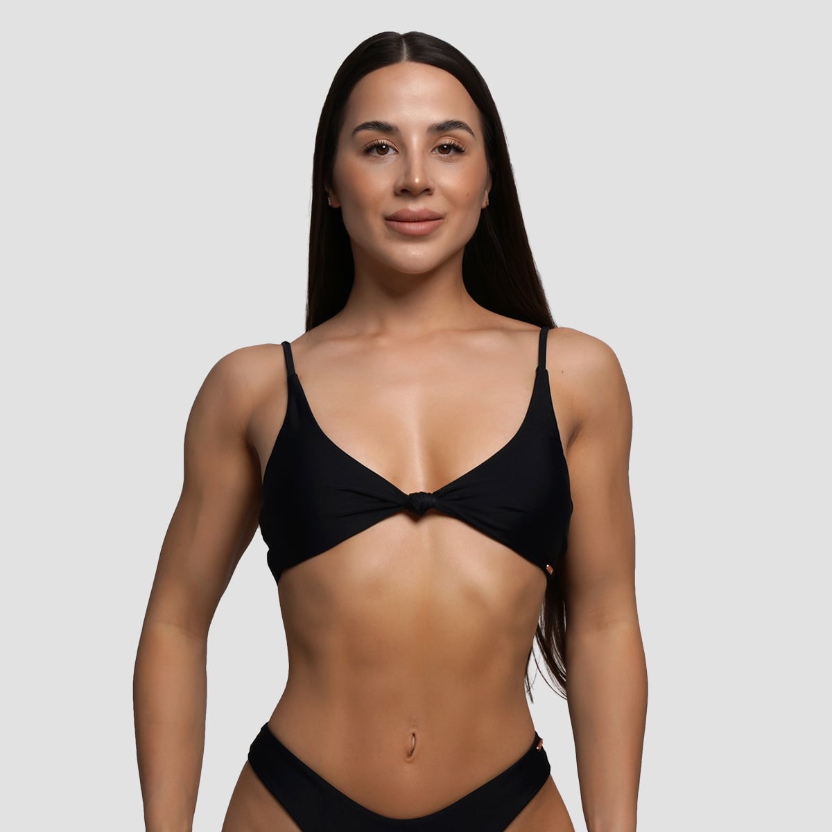 Top del Costume da Bagno CURACAO Black - GymBeam