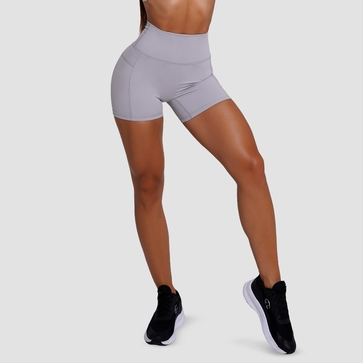 Pantaloncini da Donna FIT Mist Grey - GymBeam