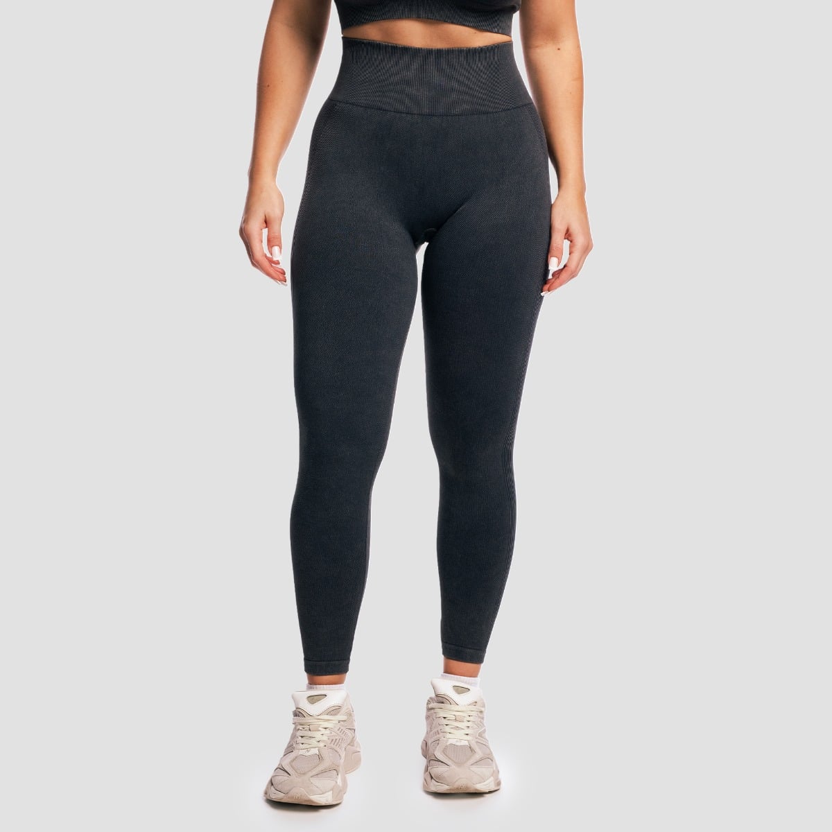 Leggings da Donna Lift Seamless Coal - GymBeam