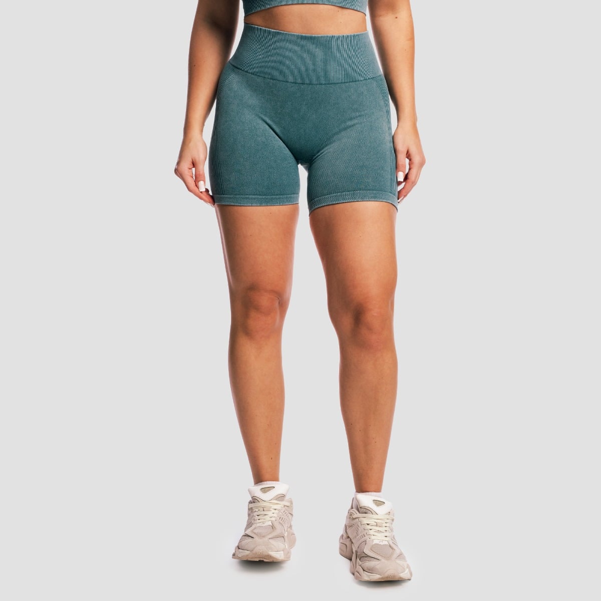 Pantaloncini da Donna Lift Seamless Petrol - GymBeam
