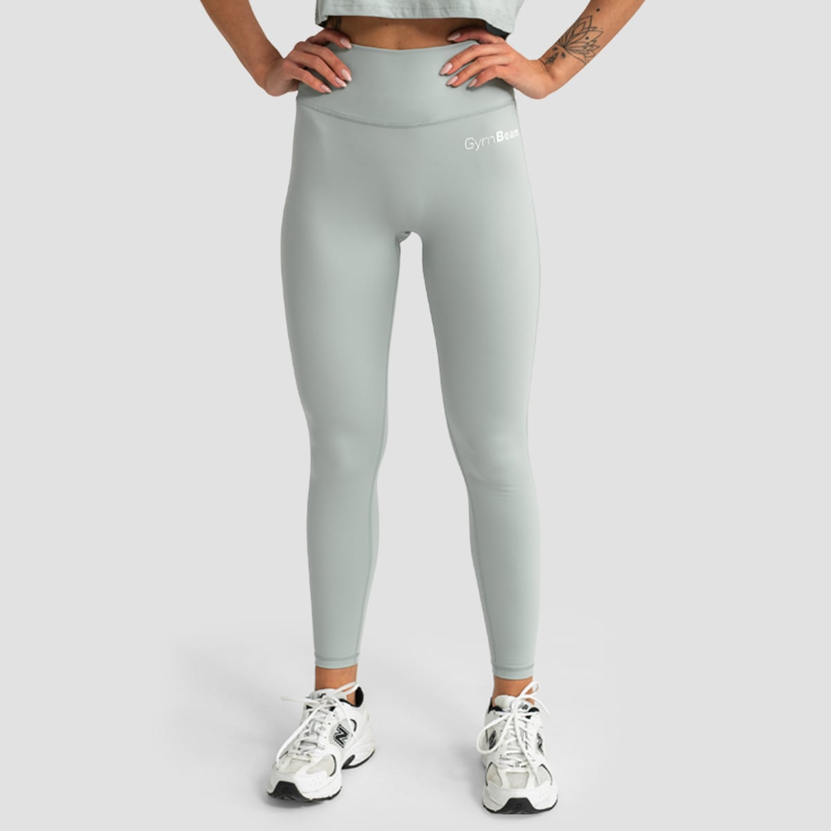 Leggings a Vita Alta da Donna Limitless Eucalypt - GymBeam