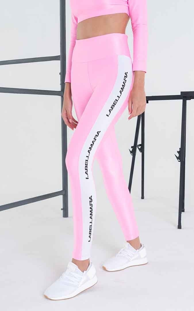Leggings Essentials Donna Pink - LABELLAMAFIA