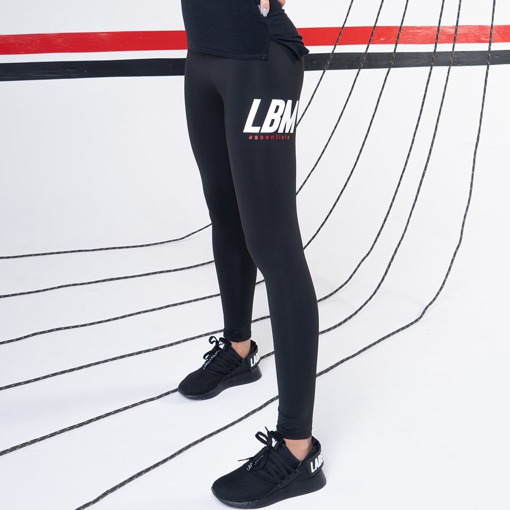 Leggings Essentials Donna Preto Black - LABELLAMAFIA