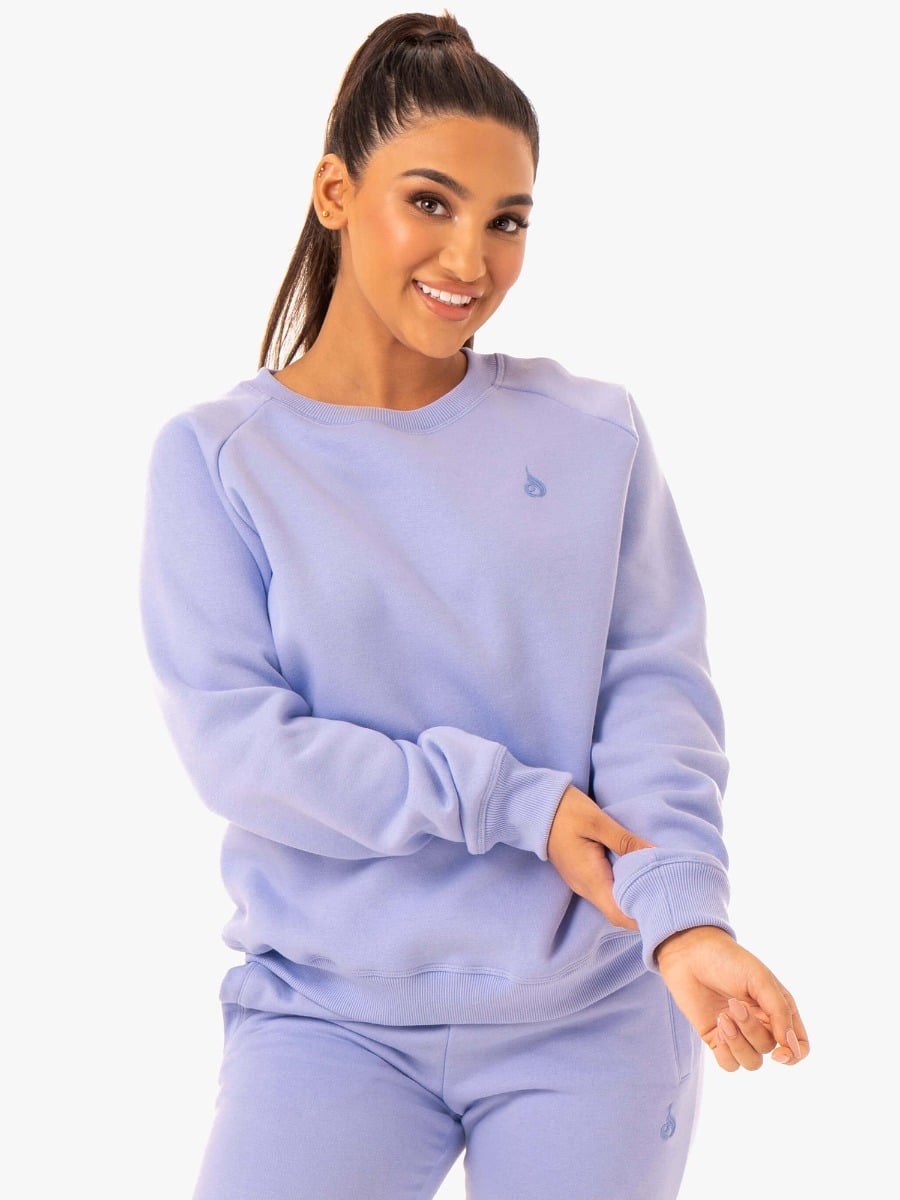 Maglione donna Adapt Boyfriend Lavender - Ryderwear
