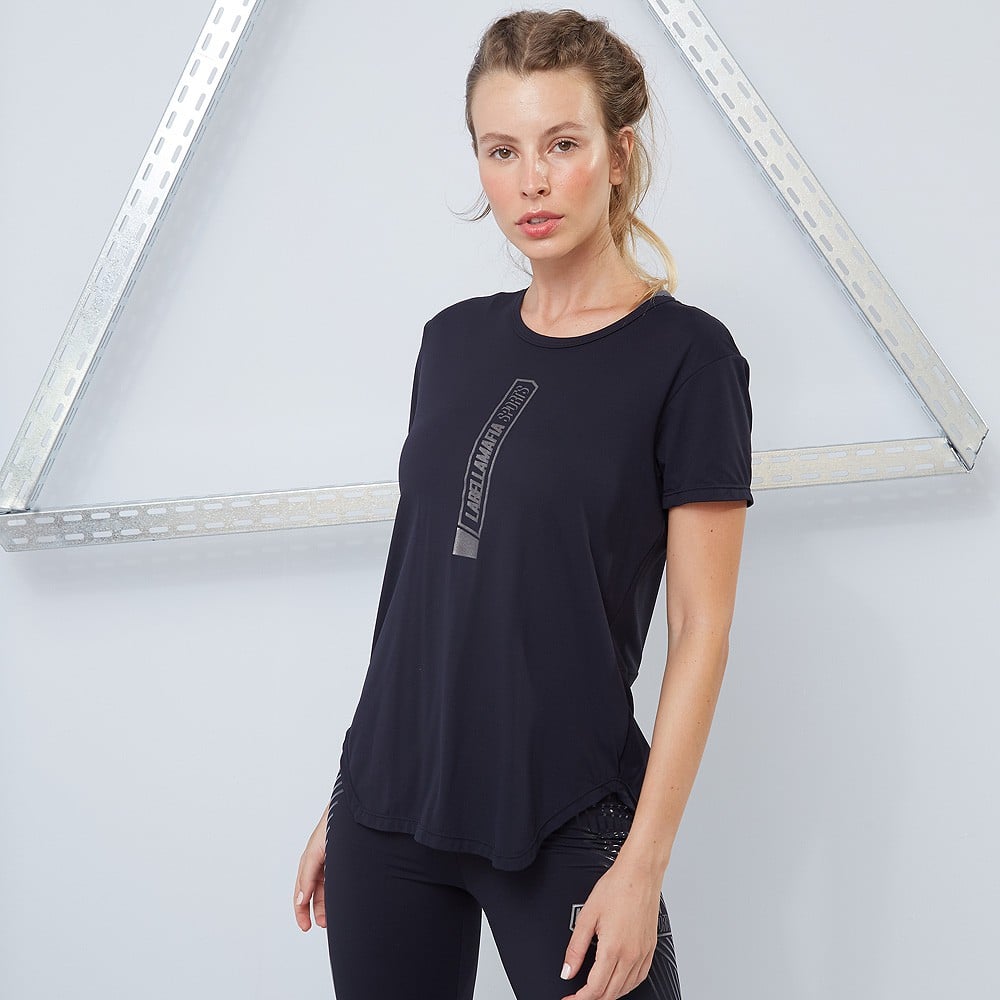 Women‘s Techwear Vibes T-shirt Black - LABELLAMAFIA
