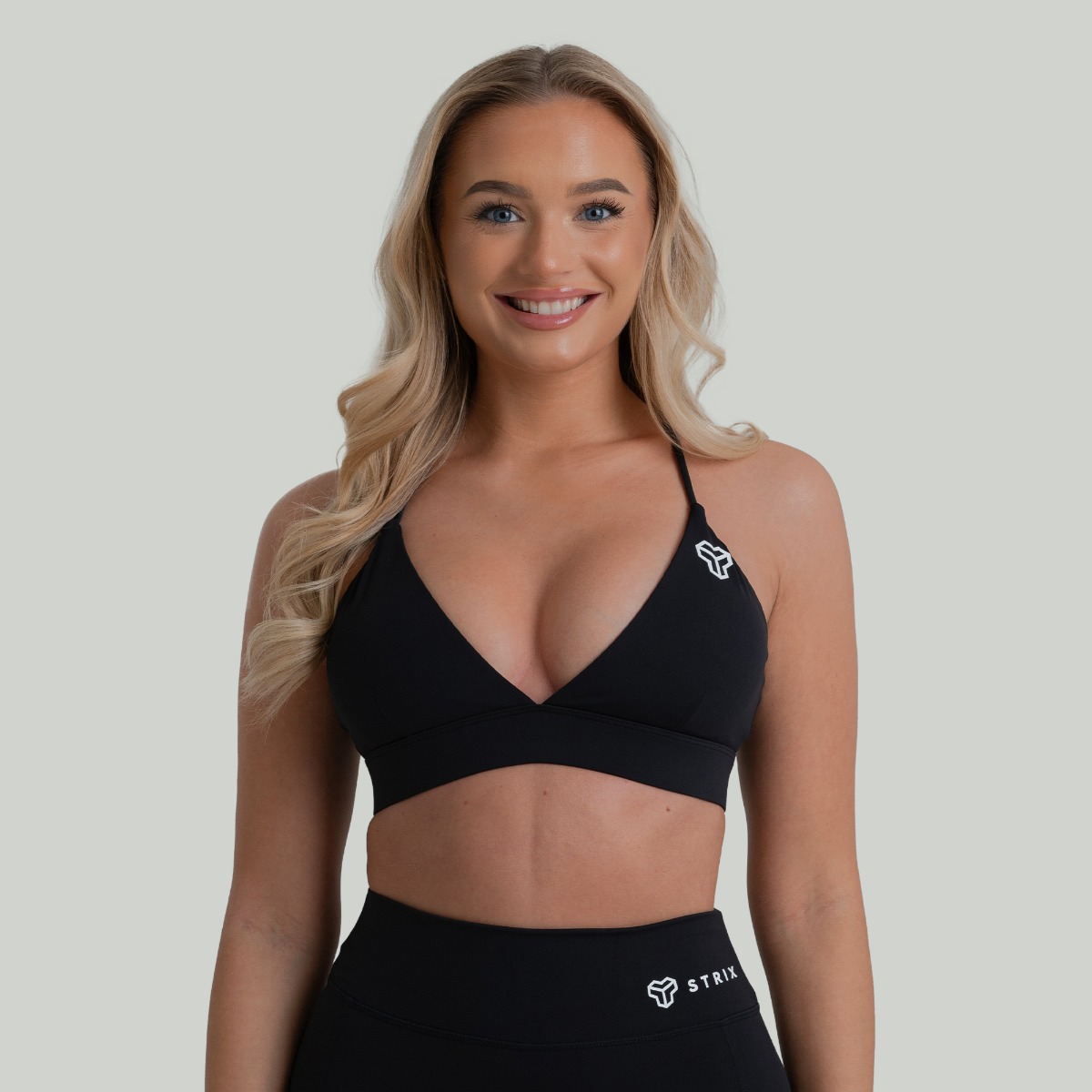 Reggiseno Sportivo a Triangolo ZOA Black - STRIX