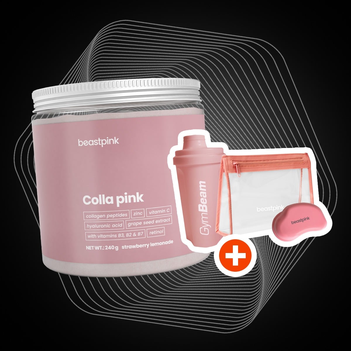 Colla Pink - BeastPink + OMAGGIO