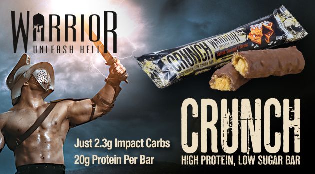 Protein bar Crunch 64 g - Warrior
