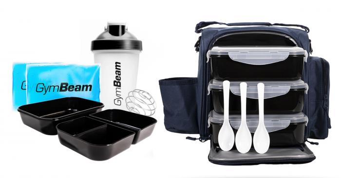 Borsa per Alimenti FIT Prep Navy Blue - GymBeam