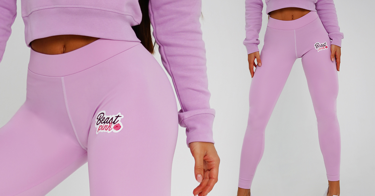 Leggins da Donna Lilla - BeastPink